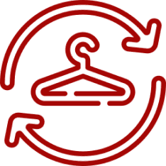 Circular hanger icon