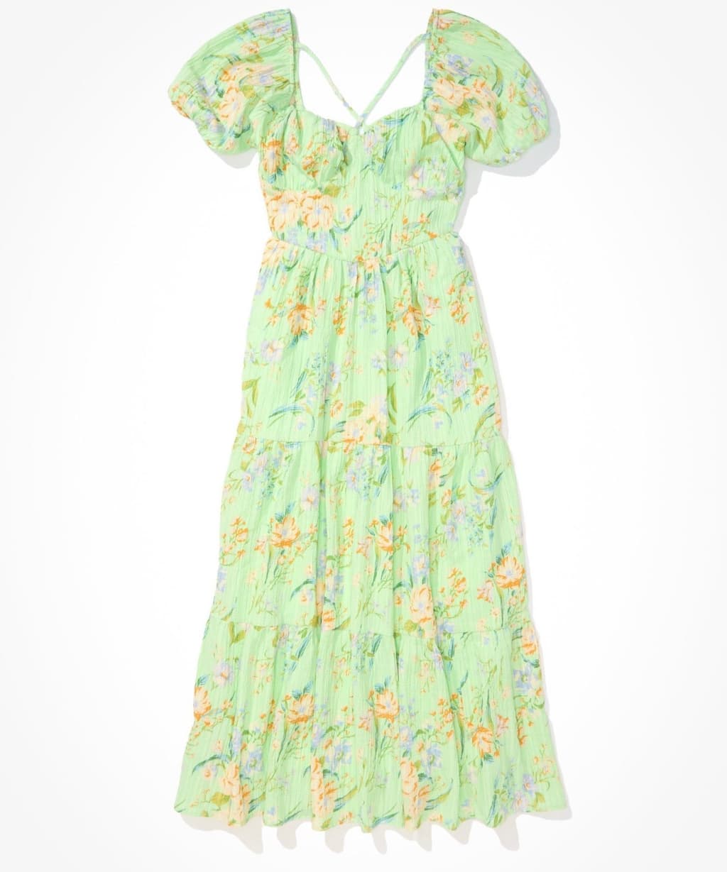 American Eagle-Floral Dress