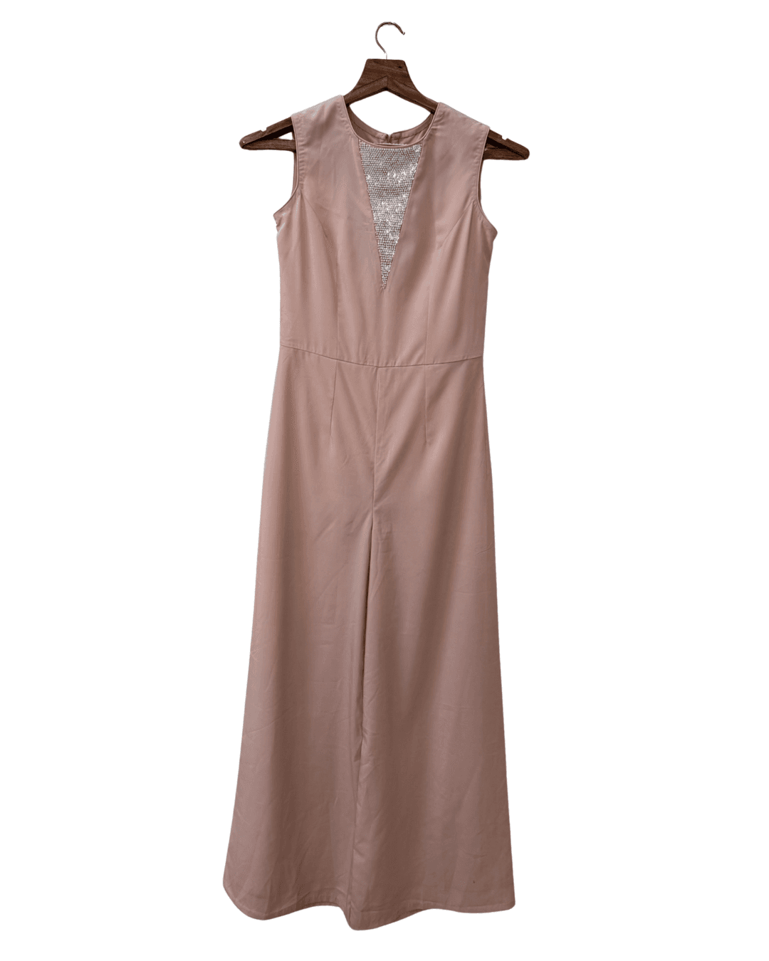 Fetio-Embellished V-Neck Sleeveless