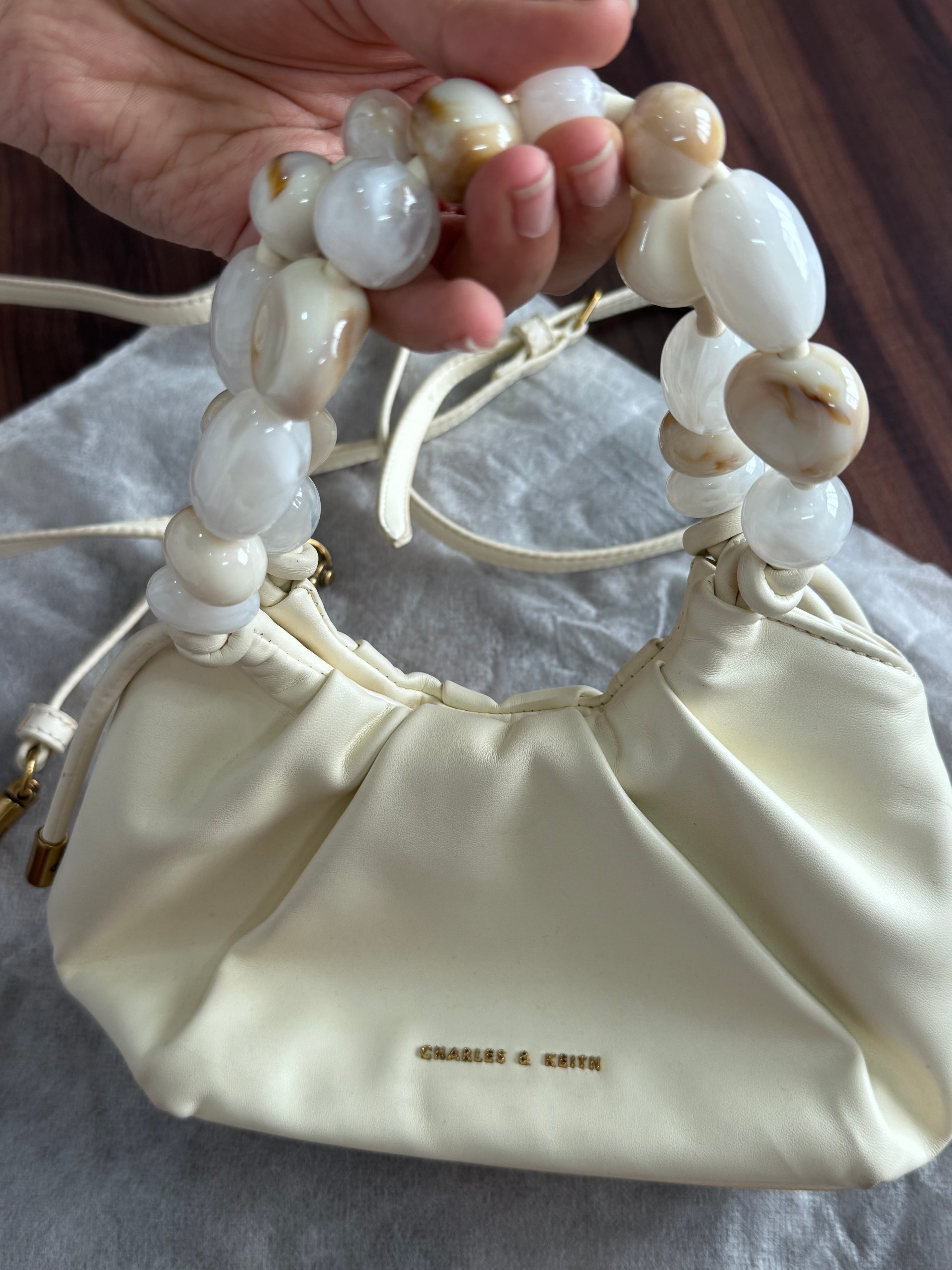 Charles and Keith-Charles & Keith Beaded Bag