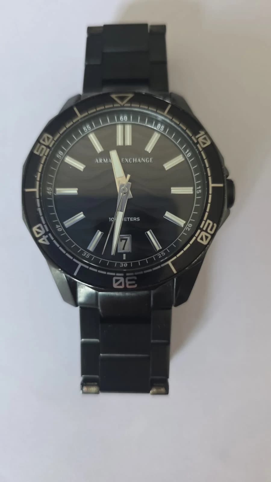 Armani Exchange-Armani Exchange Men's Black Stainless Steel Watch