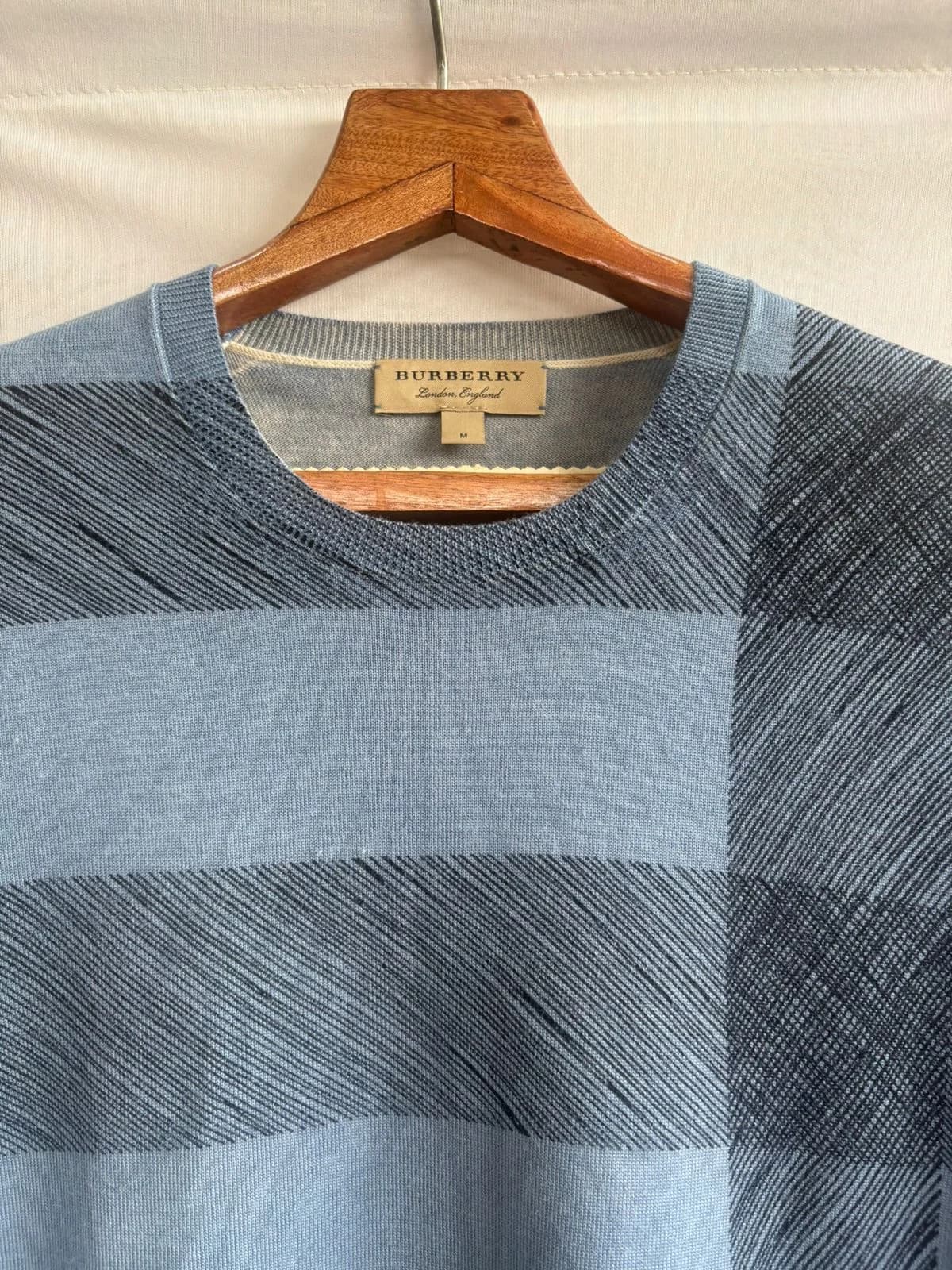 Burberry-Burberry Check Merino Wool Sweater