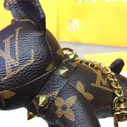 Louis Vuitton-Louis Vuitton Bulldog Bag Charm & Key Holder